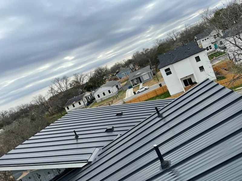 Standing seam metal roof panels with vents for Skylight Repair in Uniontown